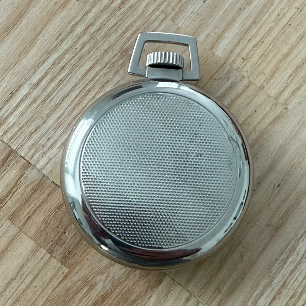Westclox Scotty Poacket Watch Vintage Mechanical Winding Black Dial Works Well - Picture 6 of 7